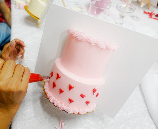 Galentine’s Vintage Cake Box