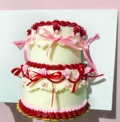 Galentine’s Vintage Cake Box